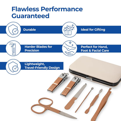 18-in-1 Multi-Tool Set | Rose Gold Tool Kit | Stainless Steel Tool Set | Compact Repair Tool Kit