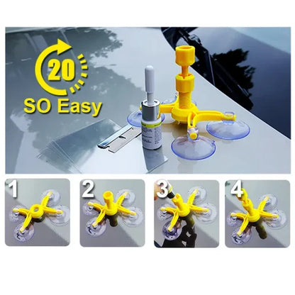 WINDSCREEN GLASS CRACK REPAIRING KIT
