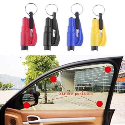 3 IN 1 SUPER MINI SAFETY WINDOW GLASS BREAKER