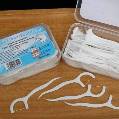 Toothpick Dental Floss  | 2-in-1 Flosser & Toothpick